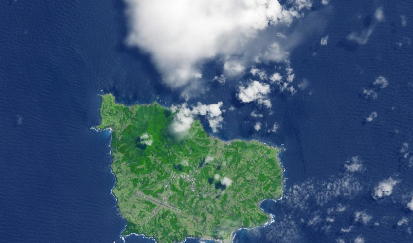 Norfolk Island in the Pacific Ocean