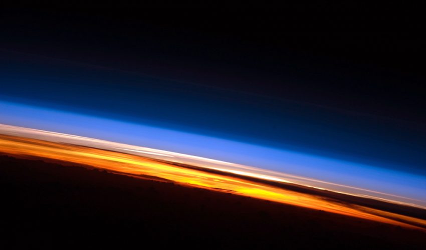 Sunset at the International Space Station