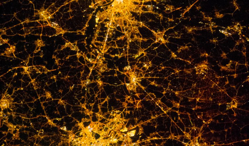 Brussels, Belgium at Night