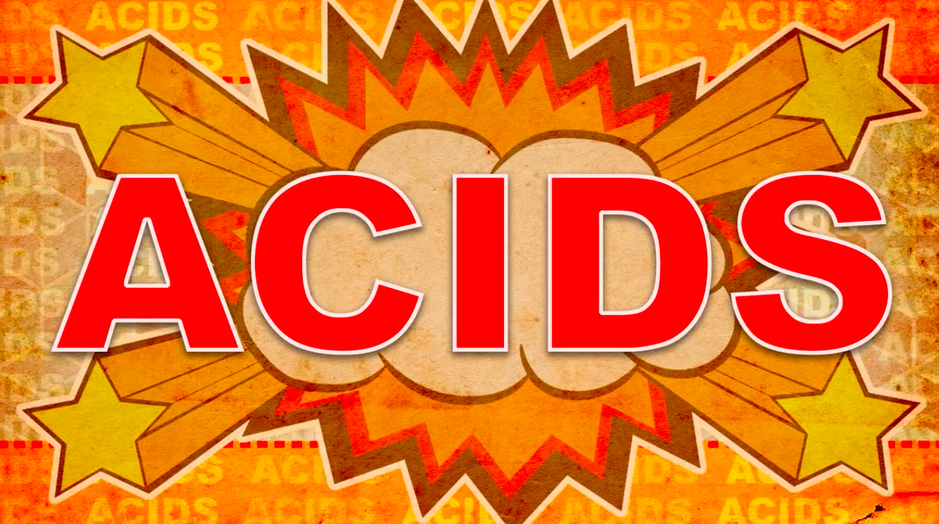 How acids create dramatic chemical reactions