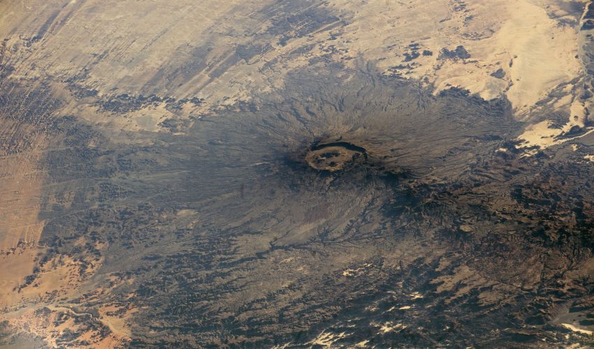 Emi Koussi in the Sahara Desert
