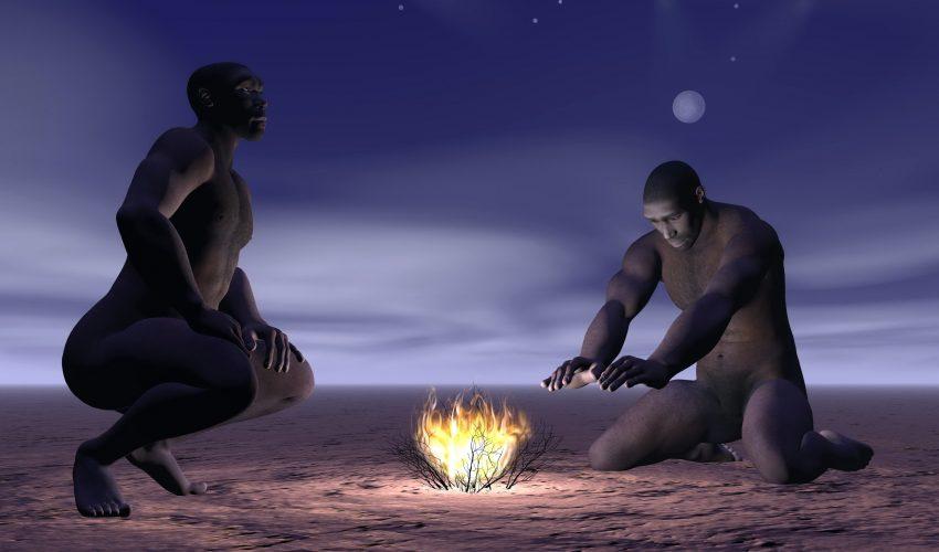 When did humans first begin using words?
