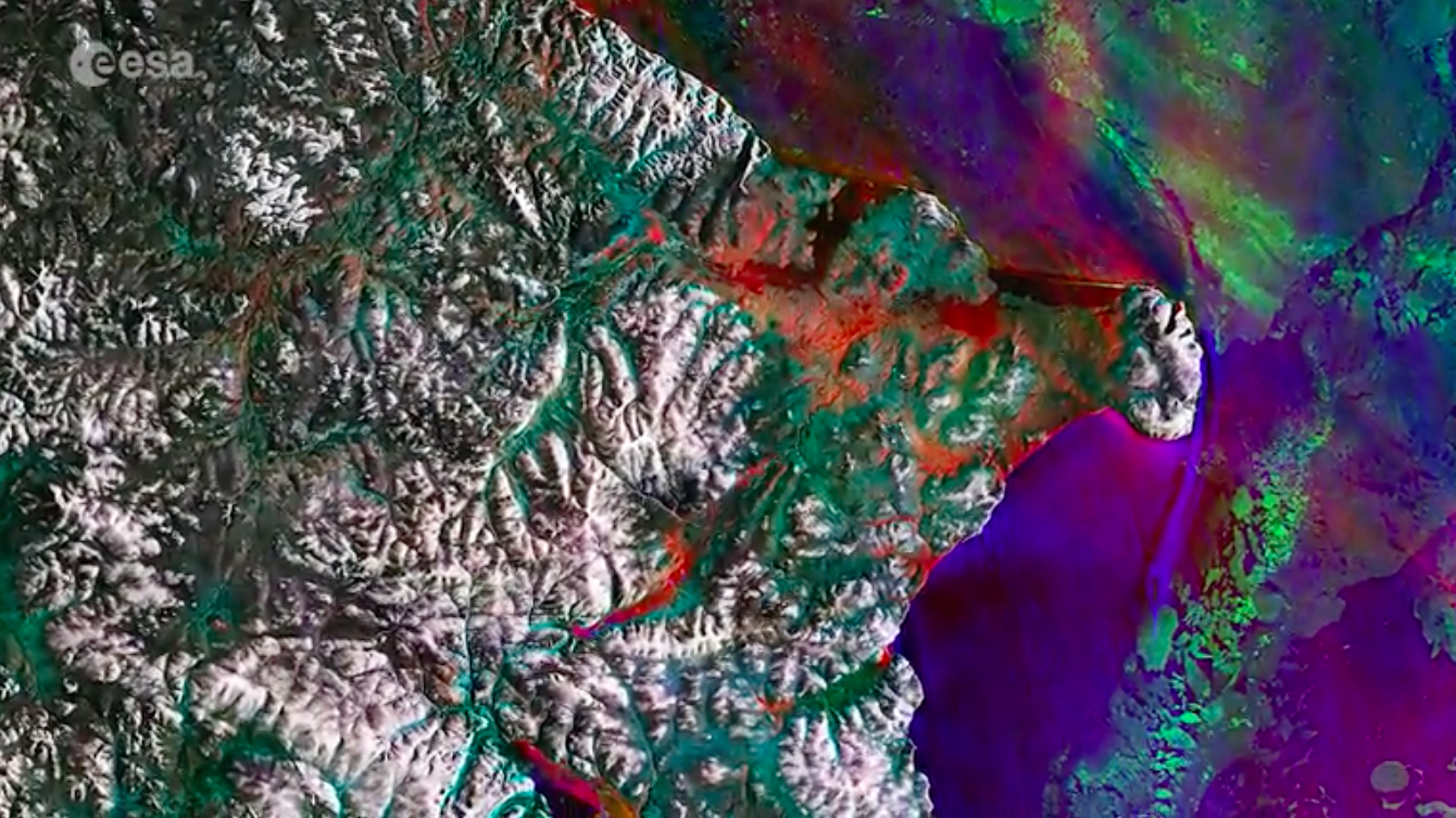 Sea ice changes in the Bering Strait