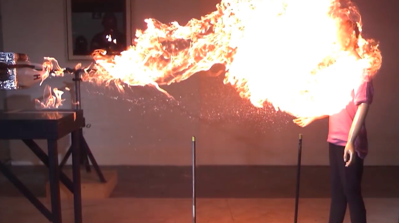 How flame jetting can create massive fireballs