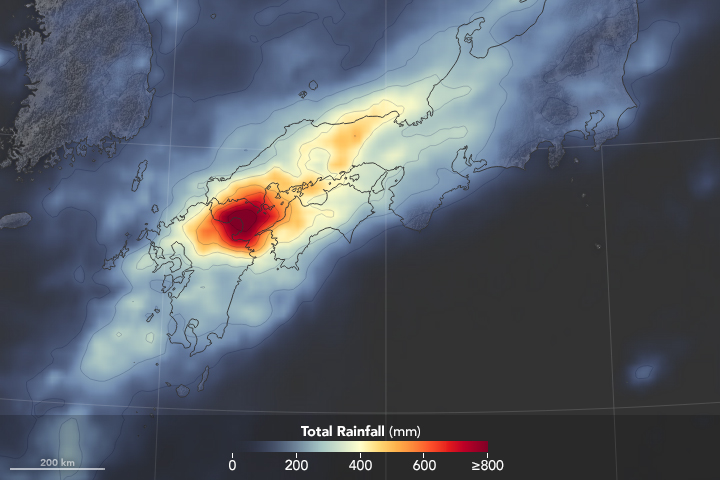 Torrential rainfall in Japan causes deadly flooding and landslides