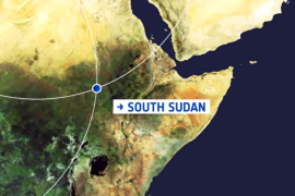 South Sudan from space