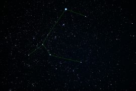Canis Major constellation. Star cluster messier 41
