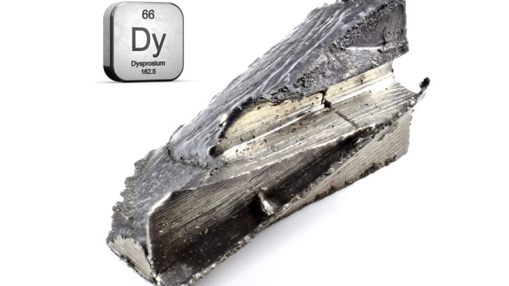 99.93%,Fine,Dysprosium,Isolated,On,White,Background