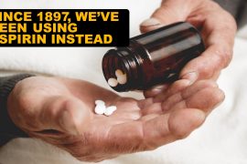 What makes a tiny dose of aspirin effective?