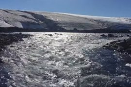 Huge impact crater found beneath Greenland ice