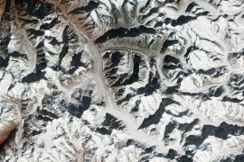 The Gangotri Glacier from space