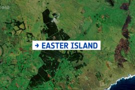 Easter Island from space