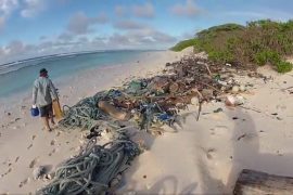 Remote islands littered with plastic debris