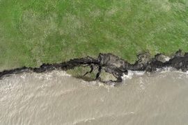 Coastal erosion in the Canadian Arctic