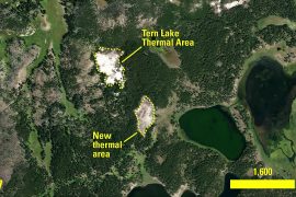 New thermal zone discovered in Yellowstone
