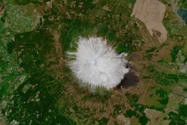 Mount Fuji from space