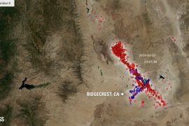 Powerful earthquake ruptured the Mojave Desert