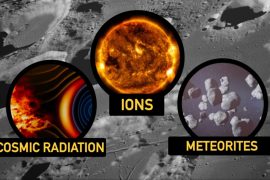 Why does the Moon smell like gunpowder?