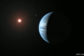 Water vapor detected on a distant planet
