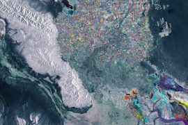 Baja California from space