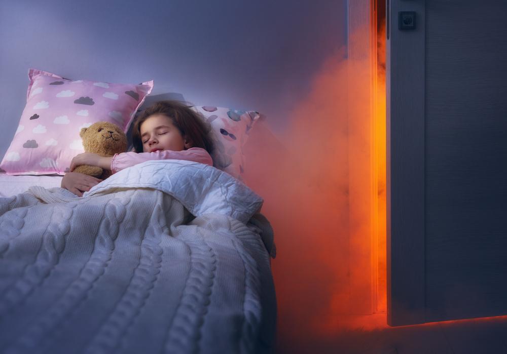 Study: most children would sleep through a fire alarm