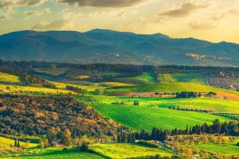 The diverse landscapes of Central Italy