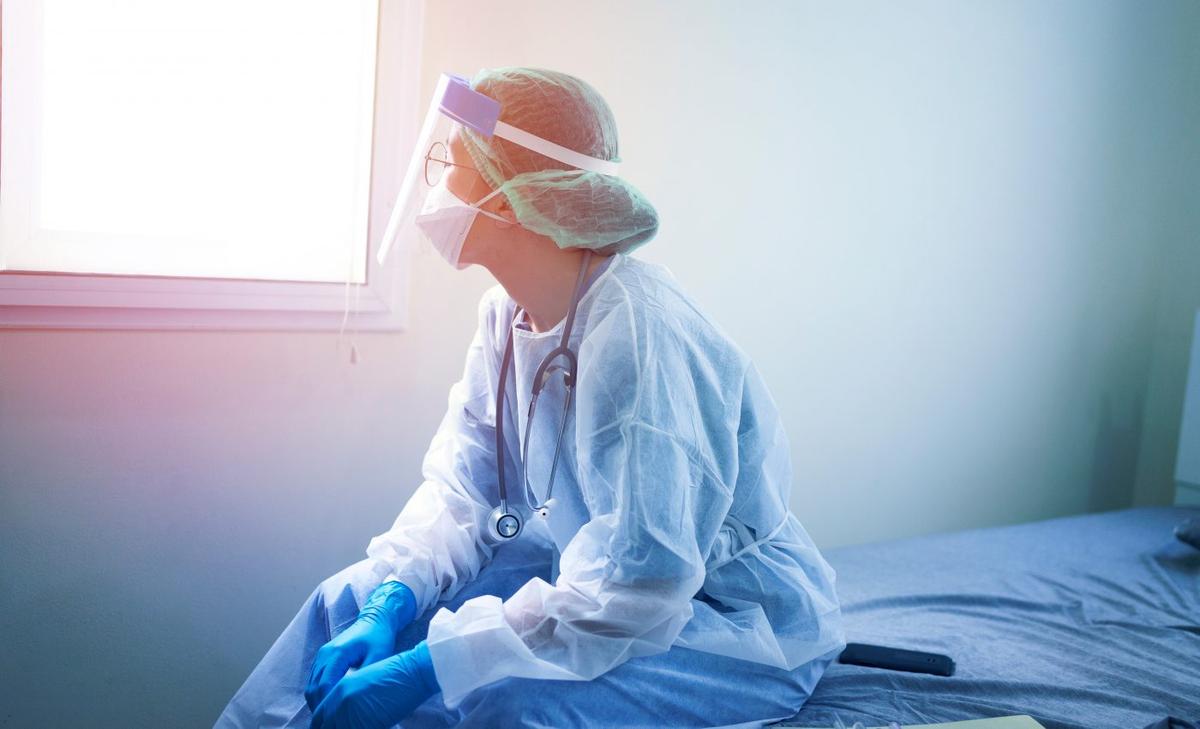 Doctors are stressed at work and at home during pandemic