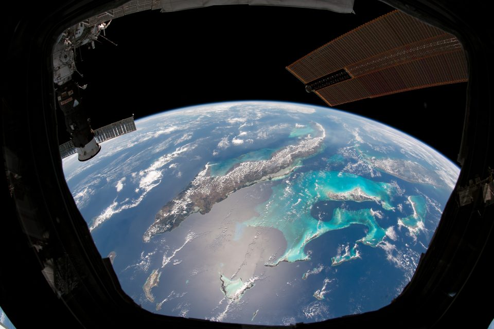 Clear blue waters illuminate the Caribbean Sea