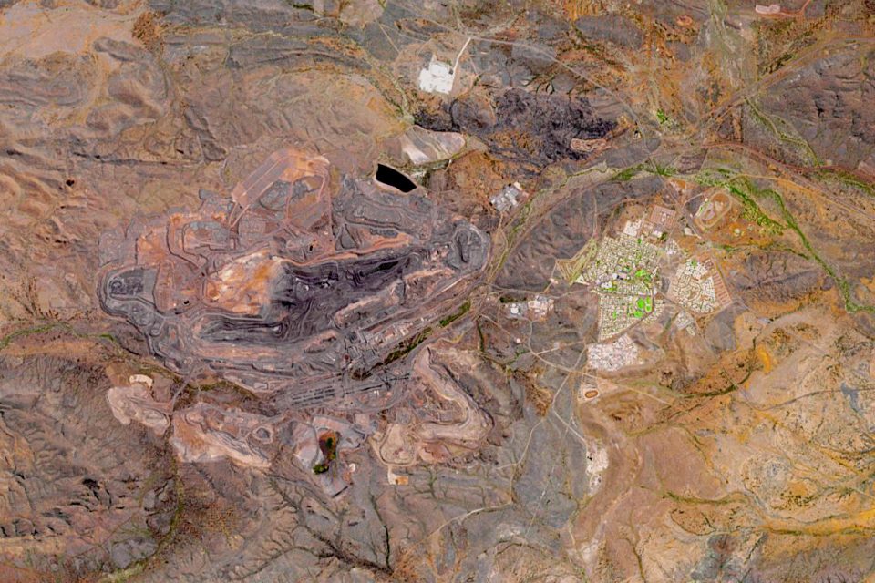 Mount Whaleback Iron Ore Mine in Australia