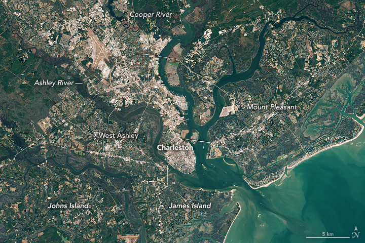 High tide floods are becoming common in Charleston