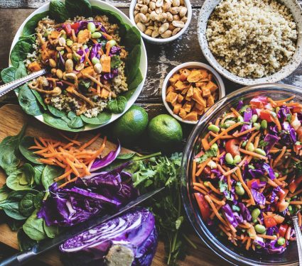 Veggie Bowl over Coconut Quinoa