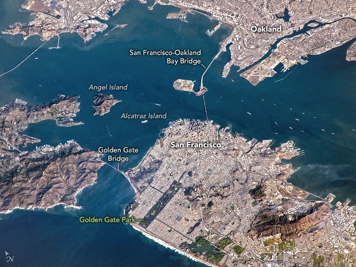 A clear day in San Fran