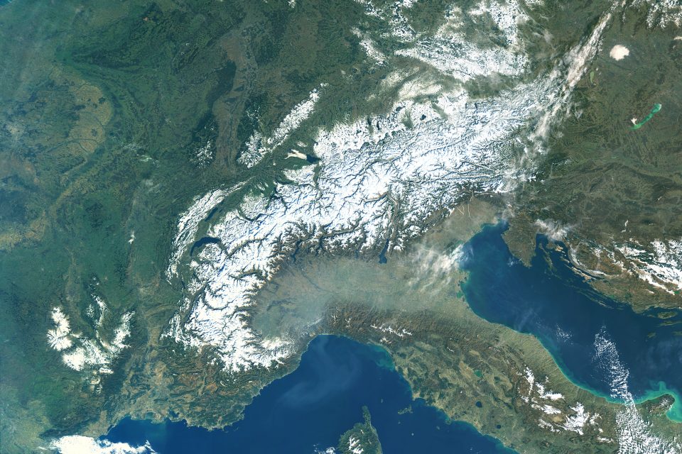 The Alps, Europe's largest mountain range