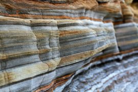 Layers,Of,Sedimentary,Sandstone,Rock.