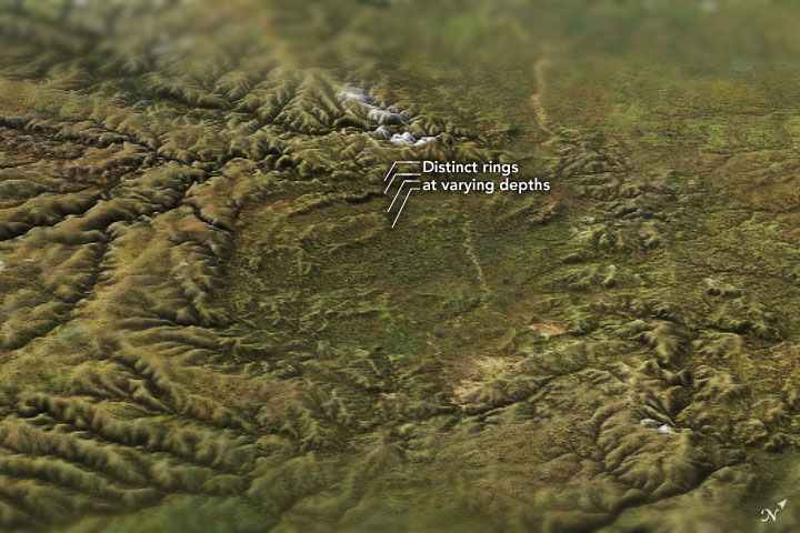 Popigai crater is one of the largest on Earth