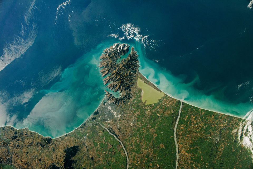 Banks Peninsula on New Zealand’s South Island