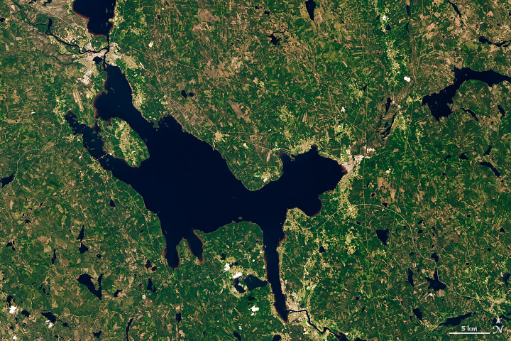 The Siljan Ring in south-central Sweden