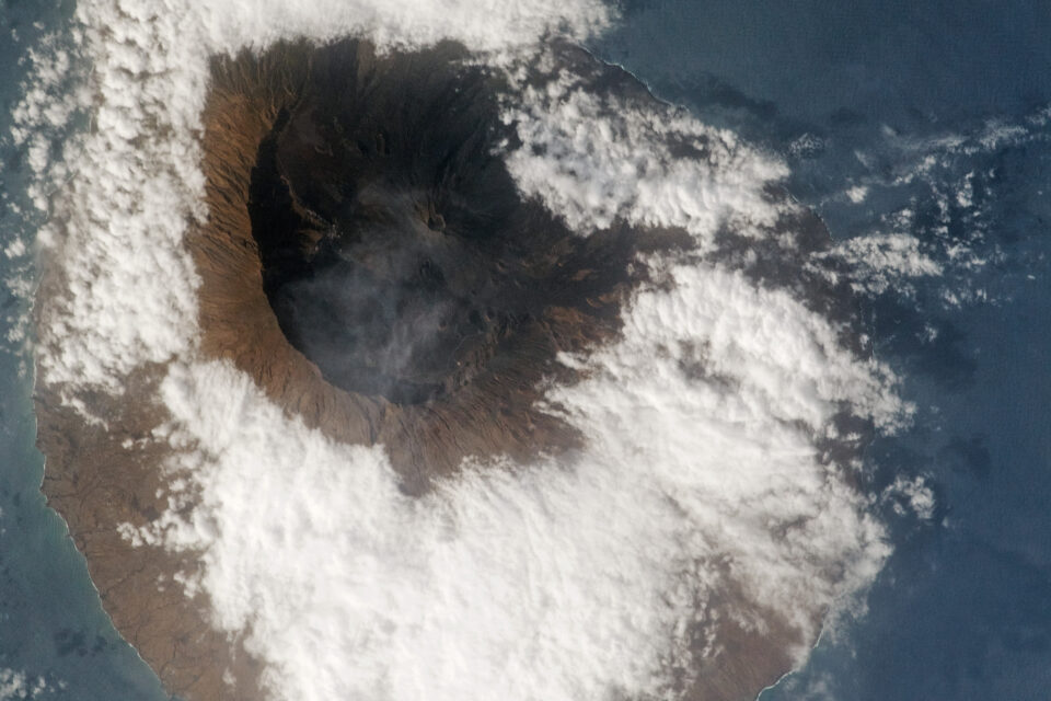 The active volcanic island of Fogo