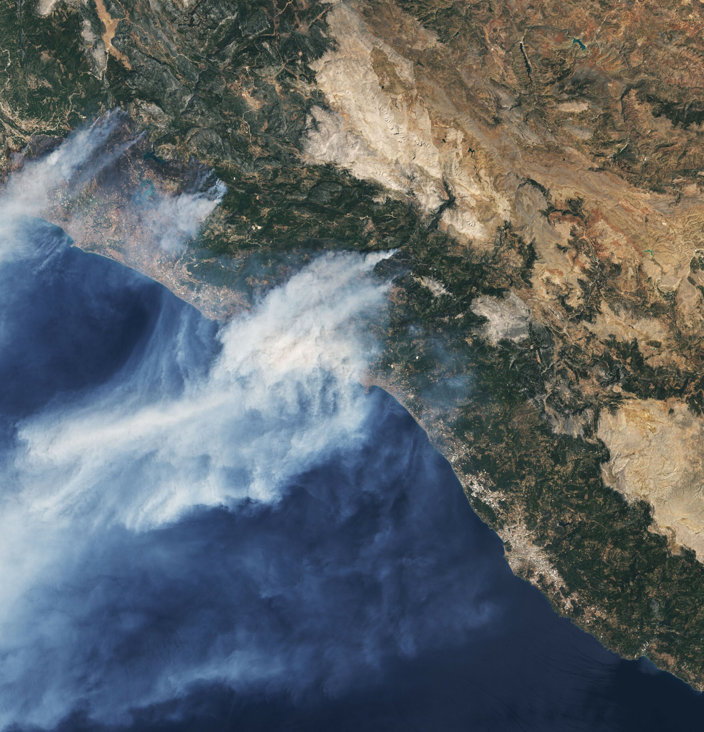 Shocking wildfire outbreak persists in Turkey
