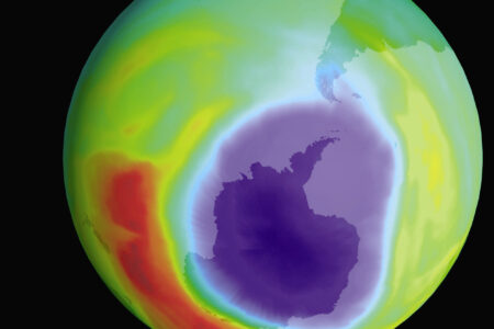 Hole in the Ozone Layer Over Antarctica