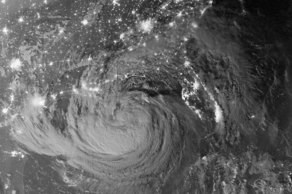 20. Storm Isaac at midnight