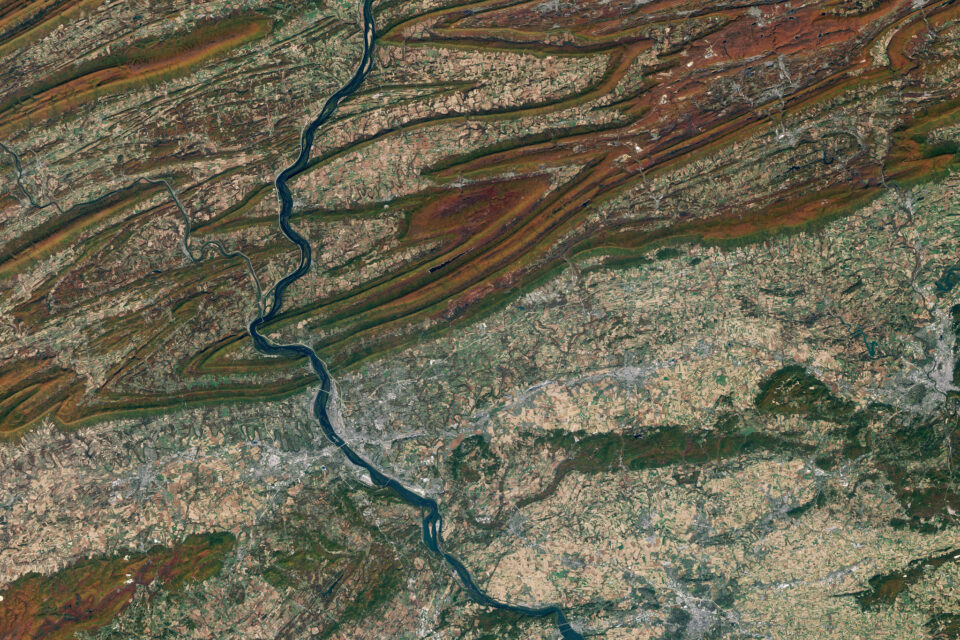 38. Fall leaves – from space