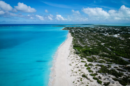 Drone,Photo,Grace,Bay,Beach,,Providenciales,,Turks,And,Caicos