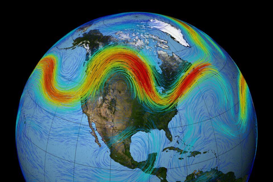 Migration of the North Atlantic jet stream will cause extreme weather