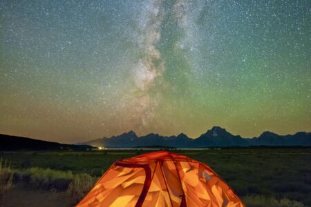 Camping Night at Grand Teton