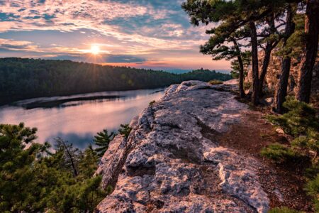 Lake Minnewaska in the Minnewaska State Park, New York
