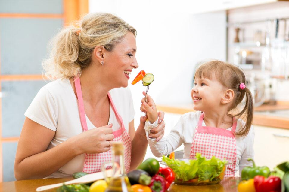 Children will eat more vegetables if they see adults enjoy them