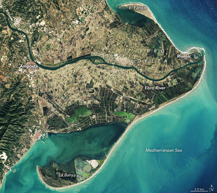 The Ebro Delta in southern Catalonia