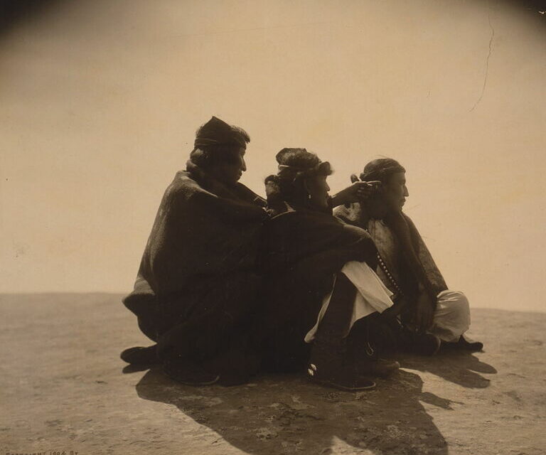 Seated Navajo Men