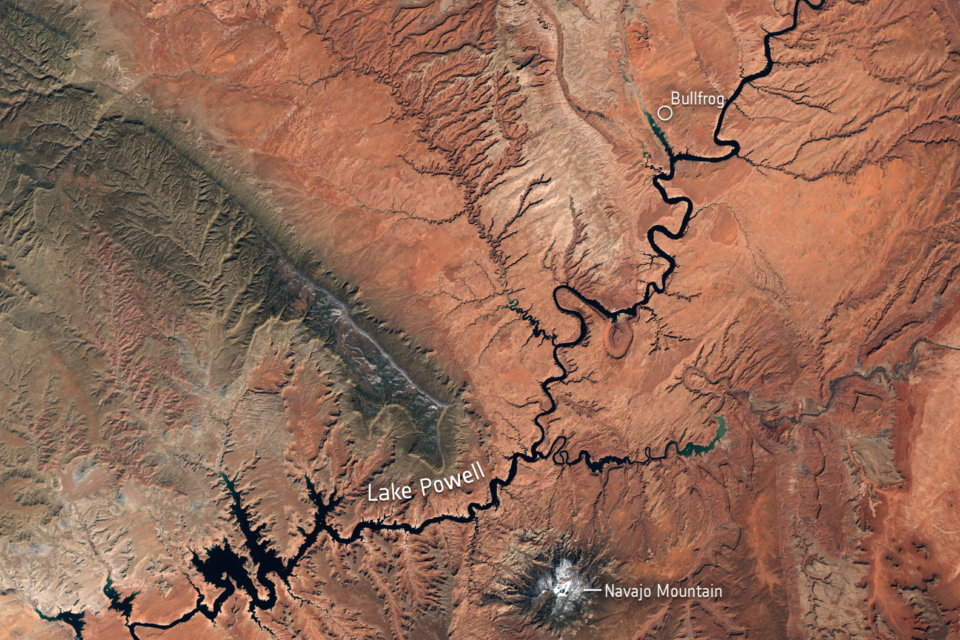Lake Powell reached its lowest-ever water level
